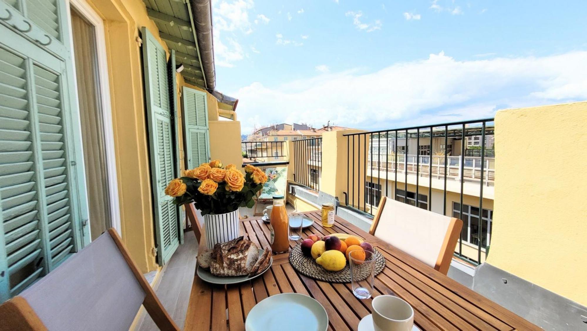 Ze Perfect Place - Opera Nice - Appartement 2 Chb - Ac - Terrasse Exterior foto